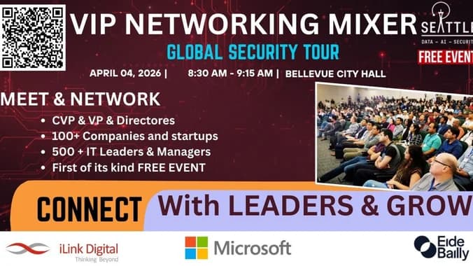 VIP Networking Mixer | In-Person | April 04 | Global Security Tour