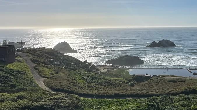 Section 5 of the Roundabout Sutro Baths to Tunnel Top Park. 6.0 miles / 714' ele
